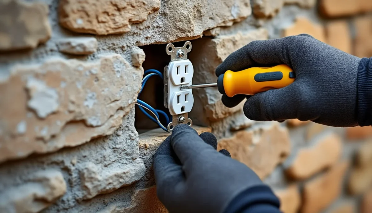 Installing an Electrical Outlet in a Stone Wall: A Practical Guide