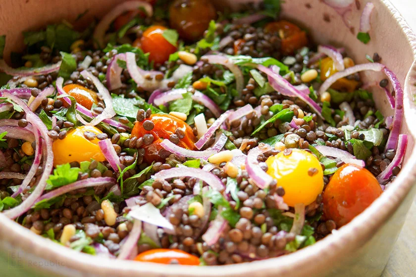 Lentil Salad with Oven-Roasted Tomatoes: A Delightful Recipe
