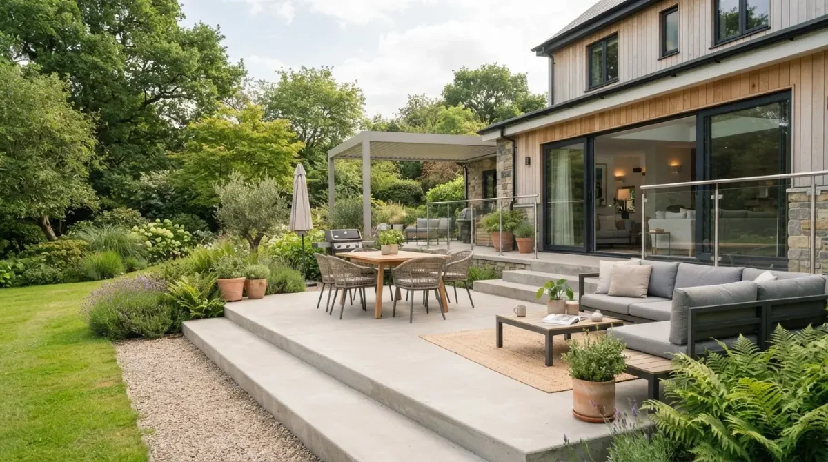 Building a Concrete Patio Against Your Home: A Comprehensive Guide