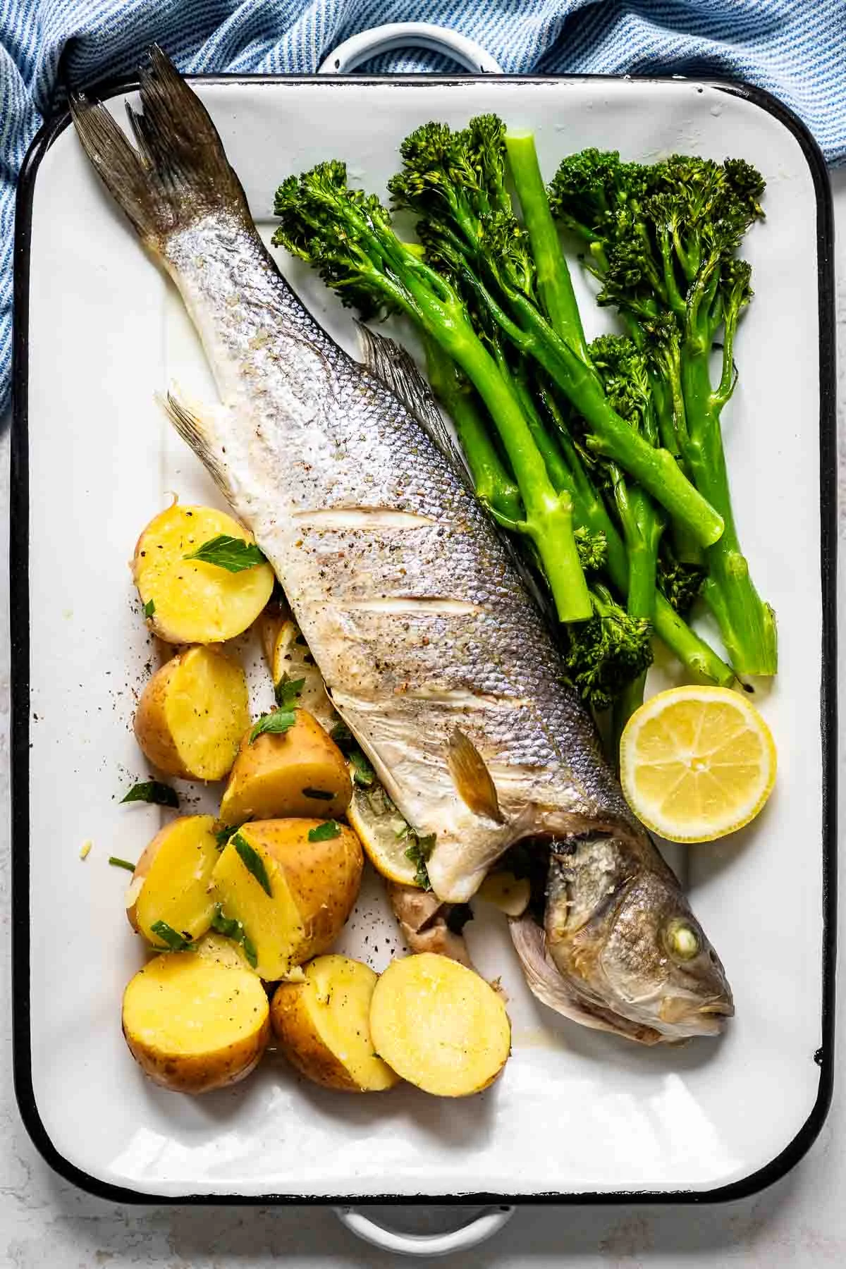 Oven-Baked Sea Bass: A Simple Recipe