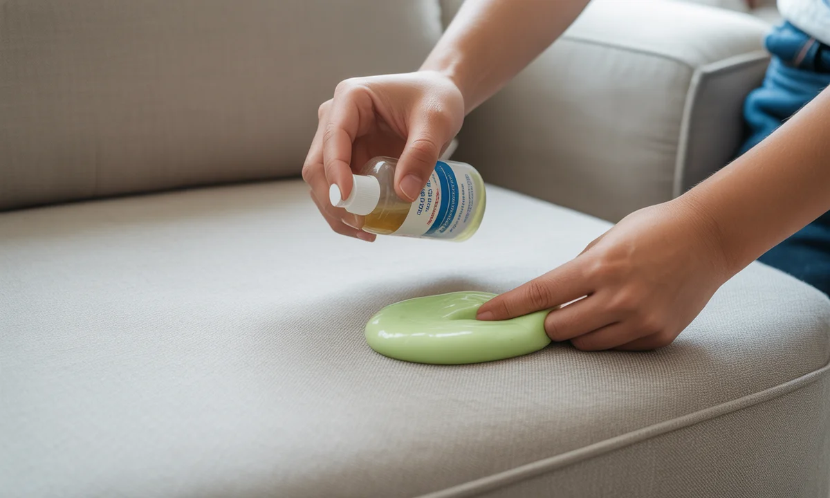 How to Remove Slime Stains Without Leaving Residue